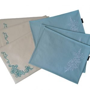 Individuales Reversibles modelo 4 con diseño bordado