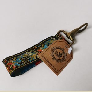 Llavero modelo cinta color petroleo