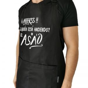 Pechera Negra de Gabardina diseño Aerssss