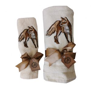 Toallas Mano y Baño Diseño Zorro