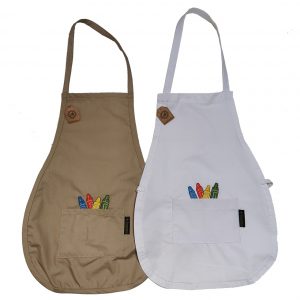 Delantal de Pintura Infantil con diseño Bordado