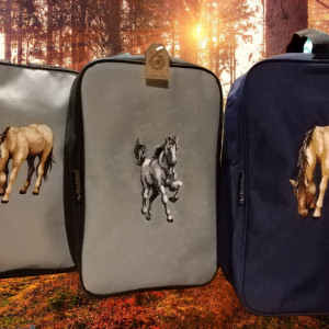 Bolso Zapatero Con Diseño Caballo Bordado (3modelos)