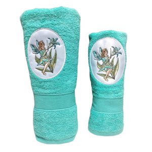Toallas Mano y Baño con Hadas campanita bordadas