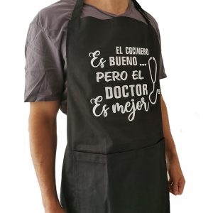 Pechera Negra de Gabardina El doctor