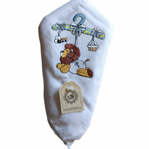 Pañal Tuto de Bebe clásico con diseño bordado