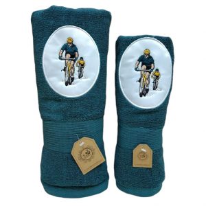 Toallas mano y baño Modelo bicicleta doble