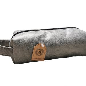 Neceser simple gris chico