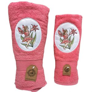 Toallas Mano y Baño con hada sandia