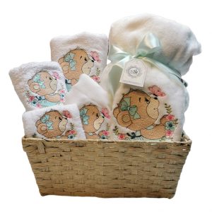 canasto osita mariposa