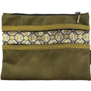 Estuche acolchado verde