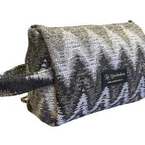 Bolso cosmetiquero gris art