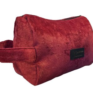 Bolso cosmetiquero rojo