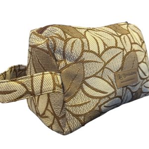 Bolso cosmetiquero hojas