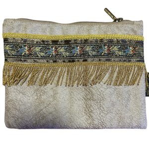 Estuche acolchado beige