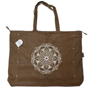 Bolso maxi bordado mandala